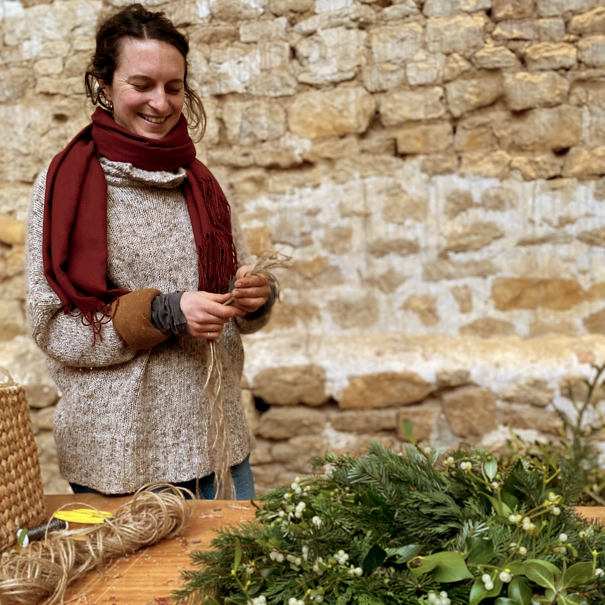 Wreath Making Workshops with Meadowsweet Flowers