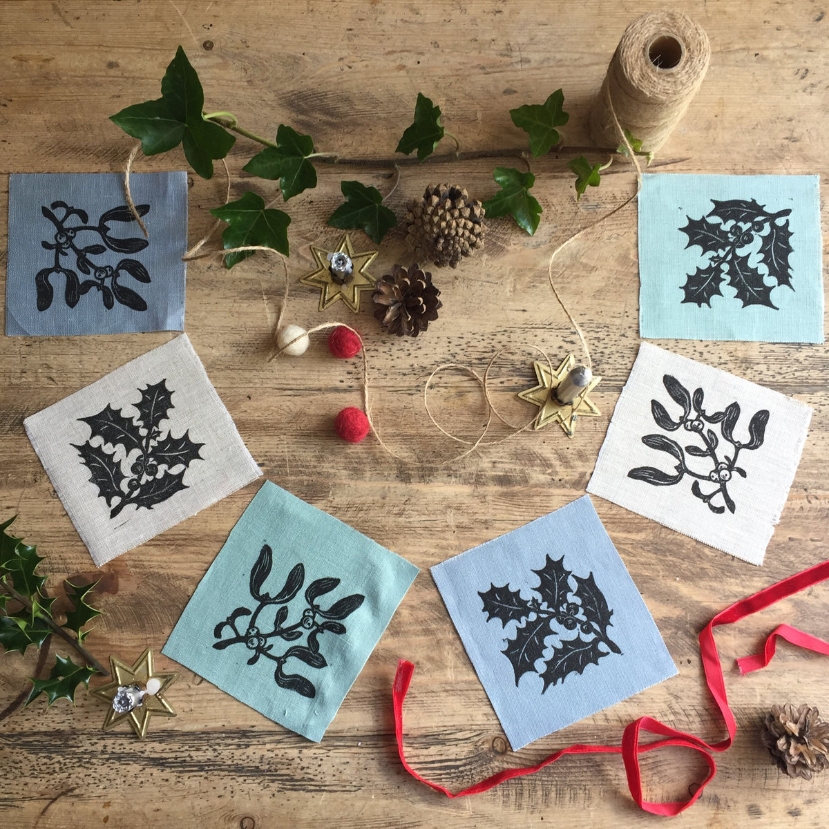 Festive Fabric Bunting