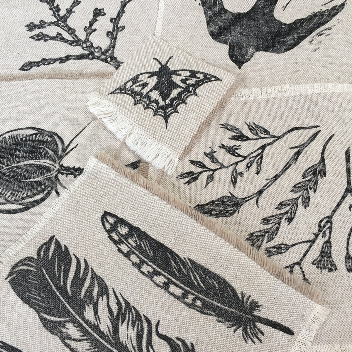 Printing on Fabric with Lino with Sarah Robinson