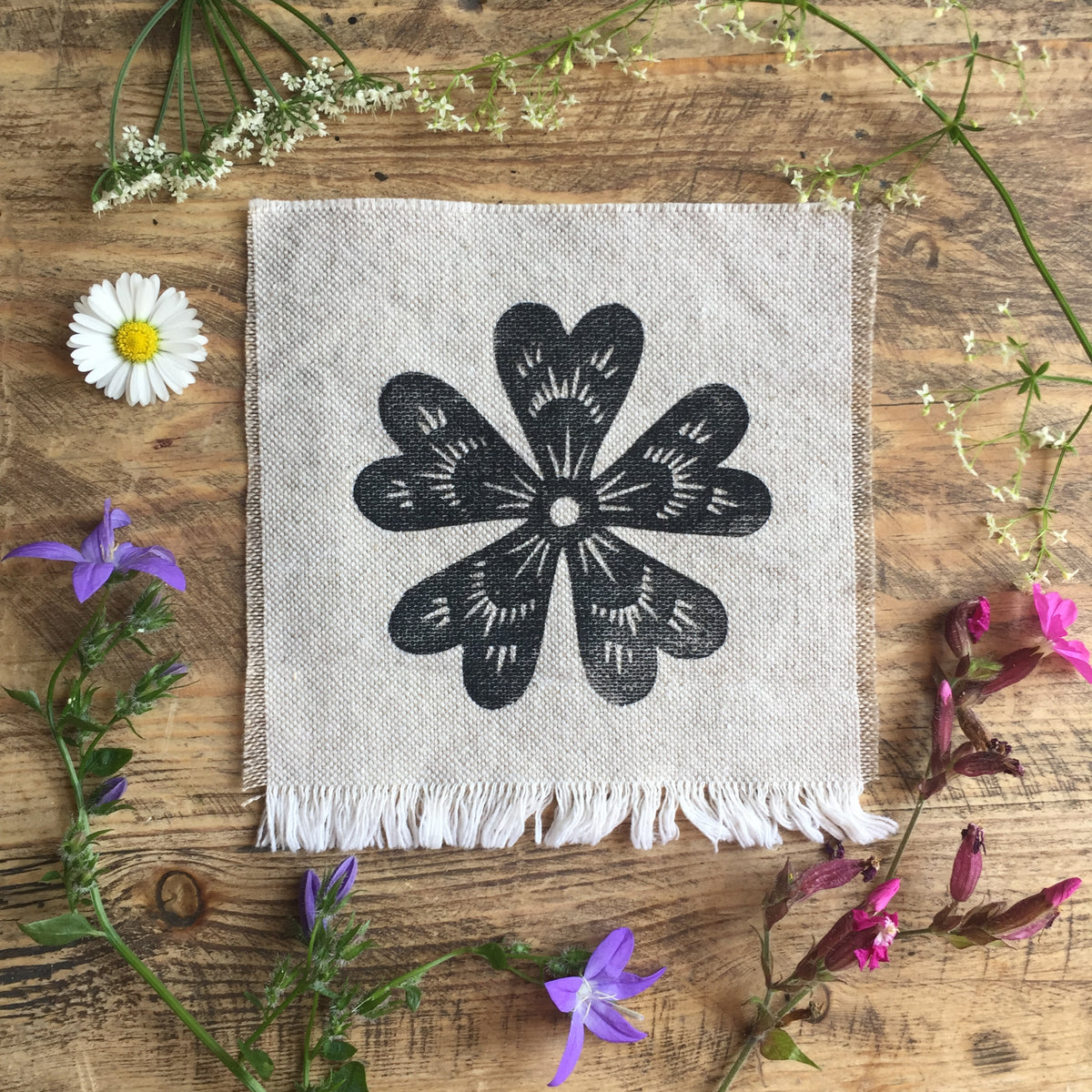 Printing on Fabric with Lino with Sarah Robinson