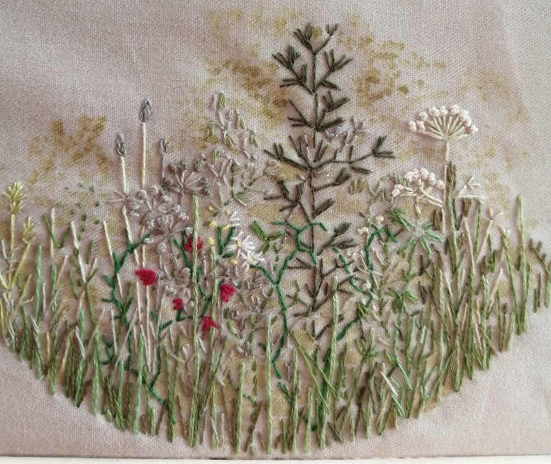 Meadow Drift - Slow Stitch in Dorset with Helen Roskell