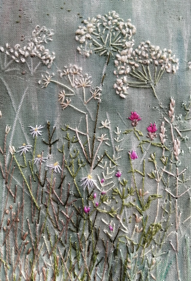 Meadow Drift - Slow Stich in Dorset with Helen Roskell