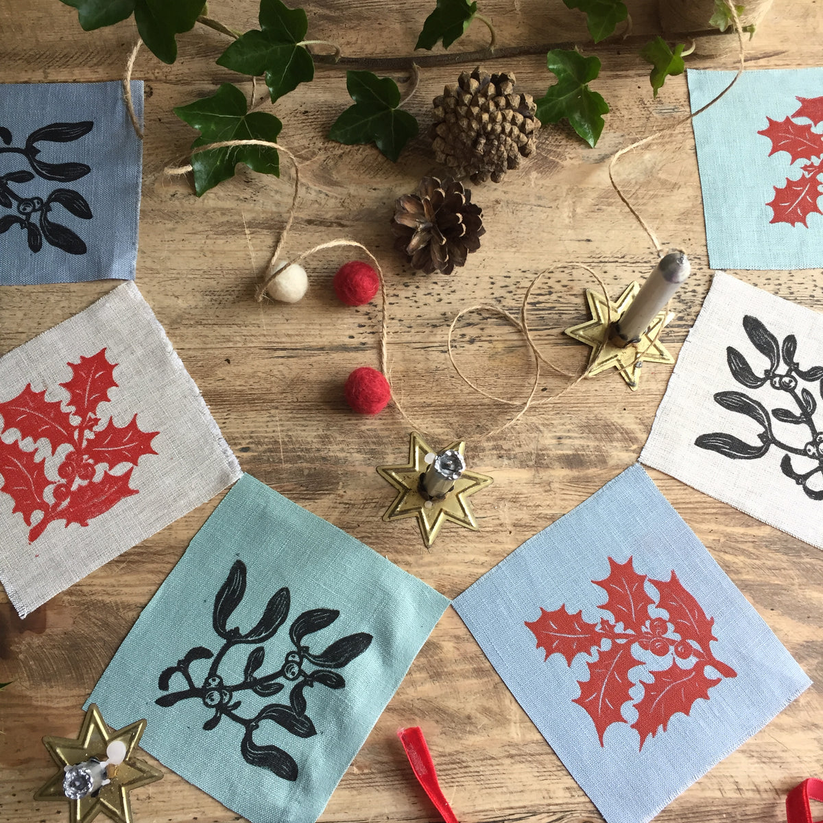 Festive Fabric Bunting